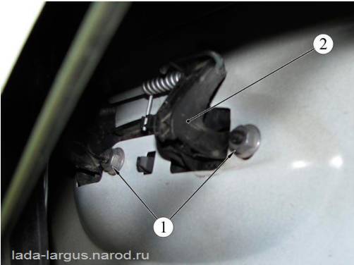 Крепление ручки наружной Lada Largus