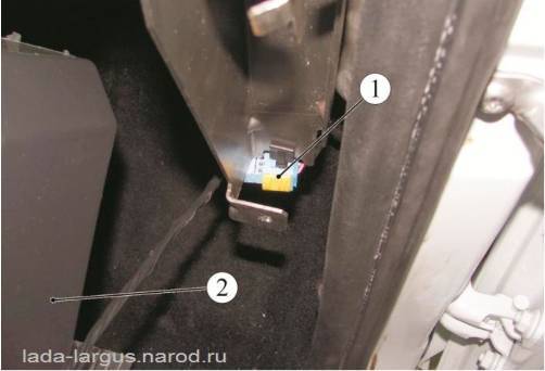 Колодка жгута проводов Lada Largus