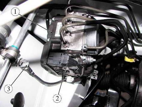 Детали блока управления ABS Lada Largus