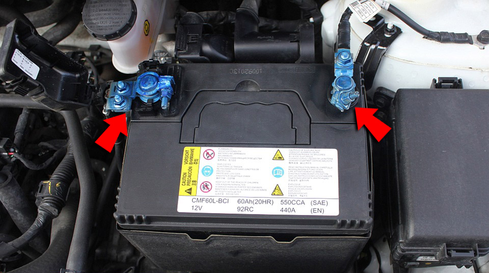 Заряжаем аккумулятор хендай солярис 2012 года