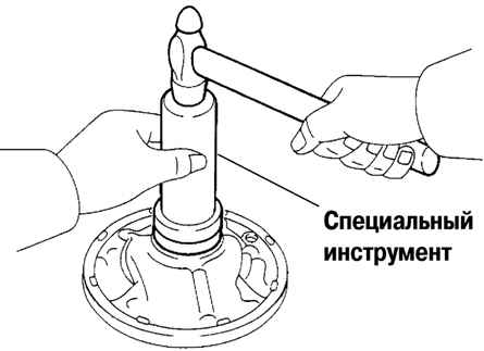 Запрессовка нового сальника насоса Toyota Camry 