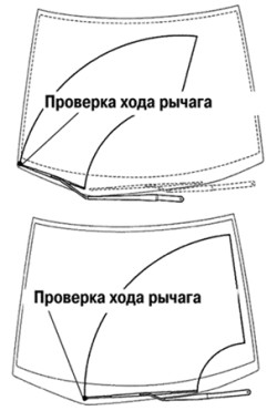 Проверка работы стеклоочистителей Toyota Camry